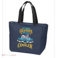 Cool Biker Grandpa Tote Bag thumb 3