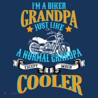 Cool Biker Grandpa Tote Bag thumb 4