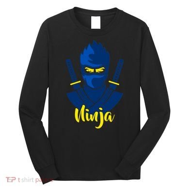 Cool Blue Ninja Long Sleeve Shirt
