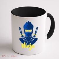 Cool Blue Ninja Coffee Mug thumb 1