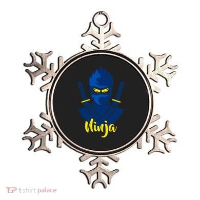 Cool Blue Ninja Ornament