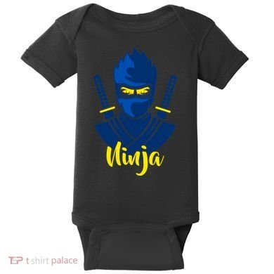 Cool Blue Ninja Baby Bodysuit