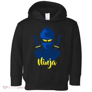 Cool Blue Ninja Toddler Hoodie