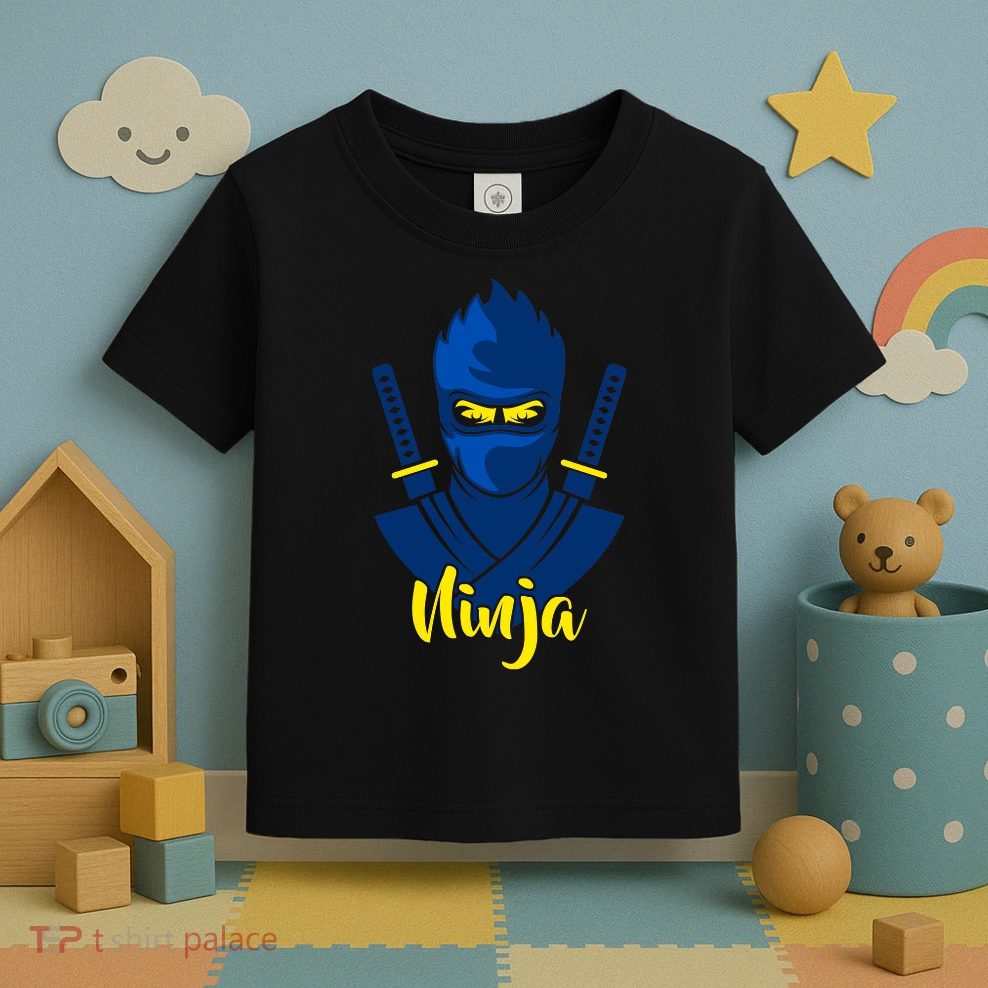 Cool Blue Ninja Toddler T-Shirt