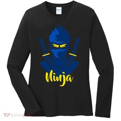 Cool Blue Ninja Women's Long Sleeve Shirt