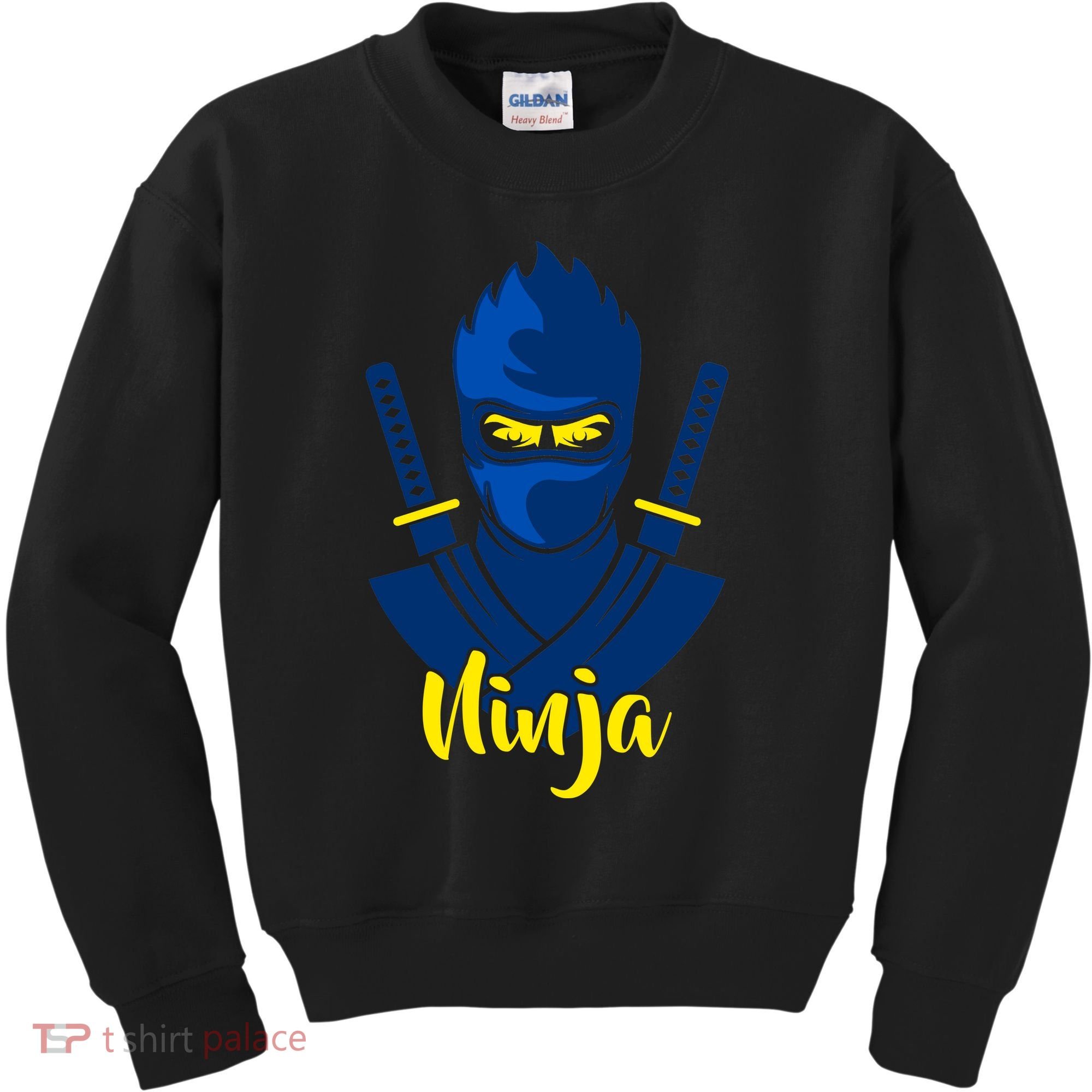 Cool Blue Ninja Kids Sweatshirt