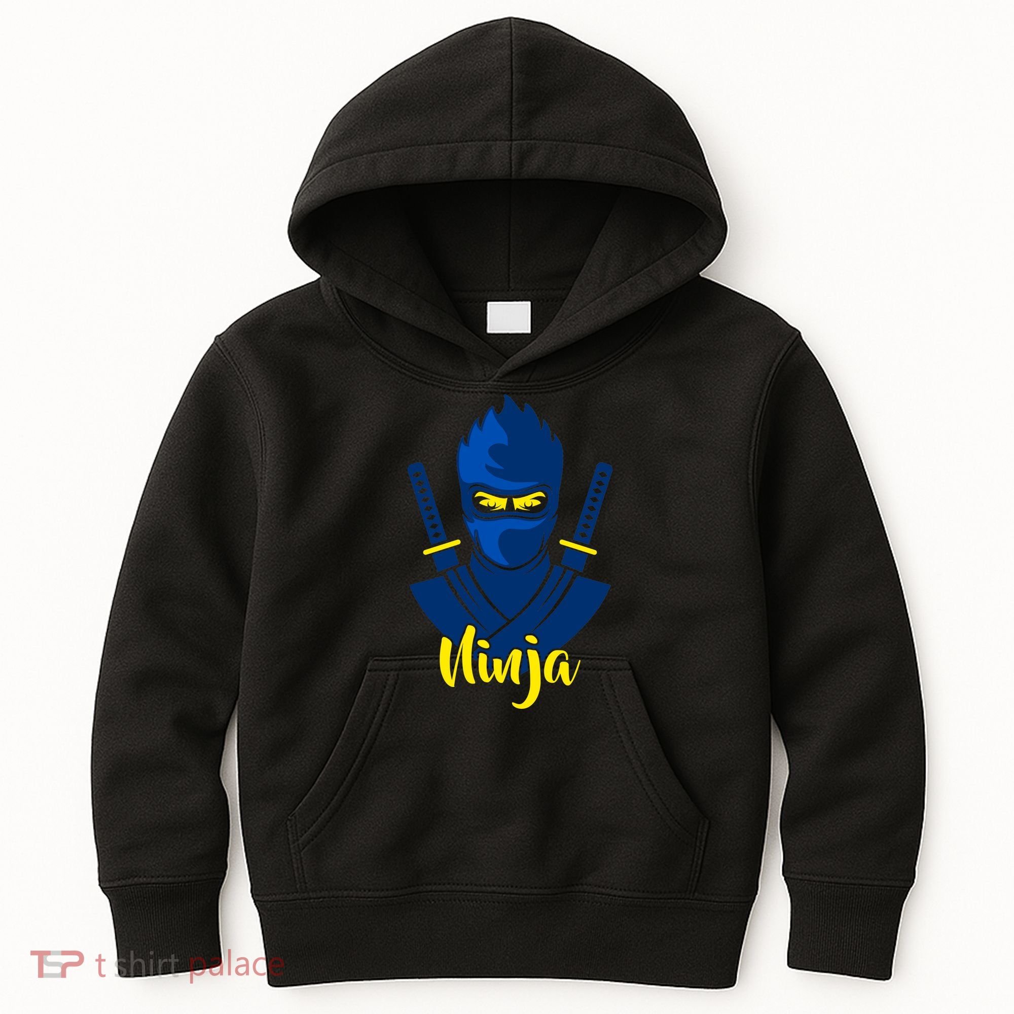 Cool Blue Ninja Kids Hoodie