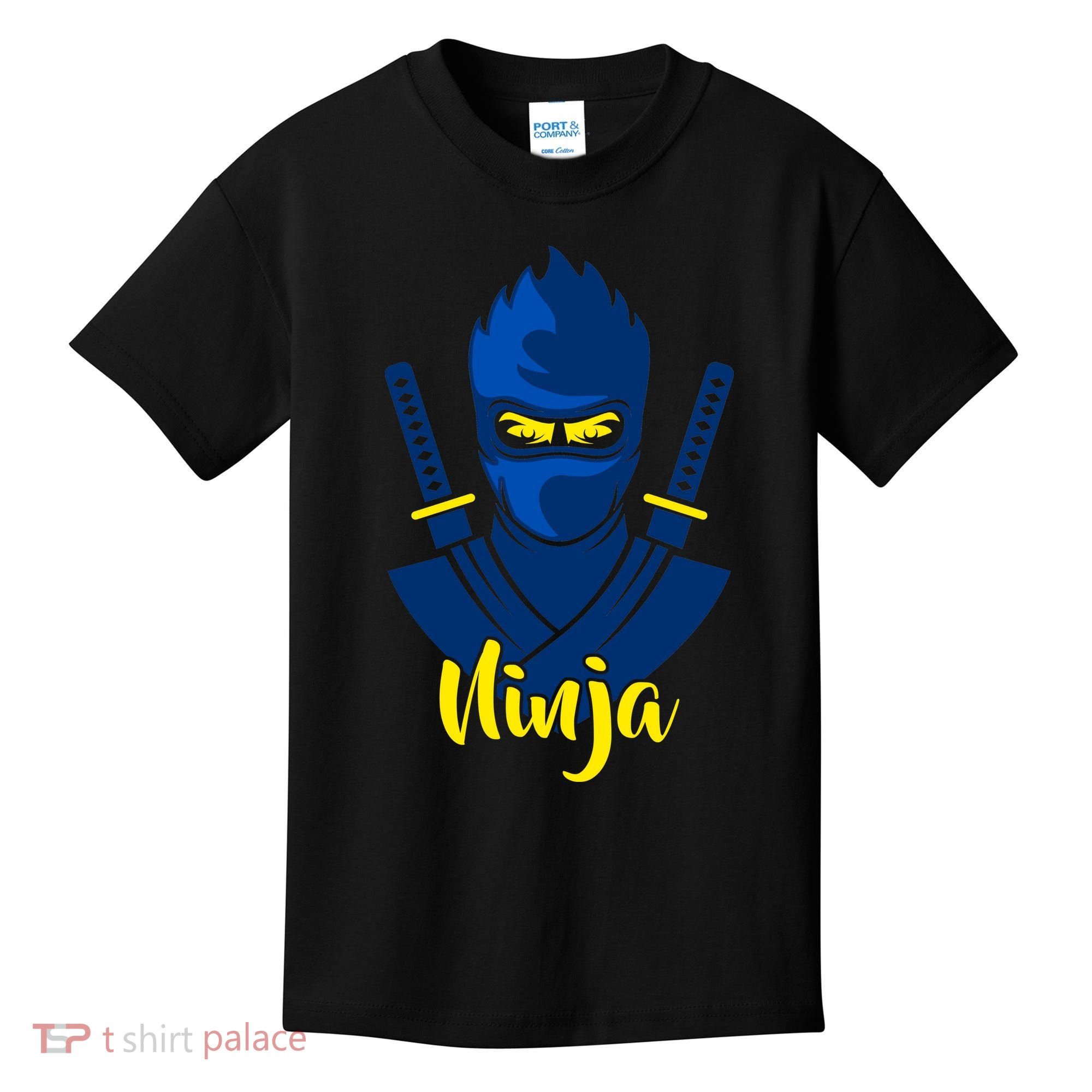 Cool Blue Ninja Kids T-Shirt
