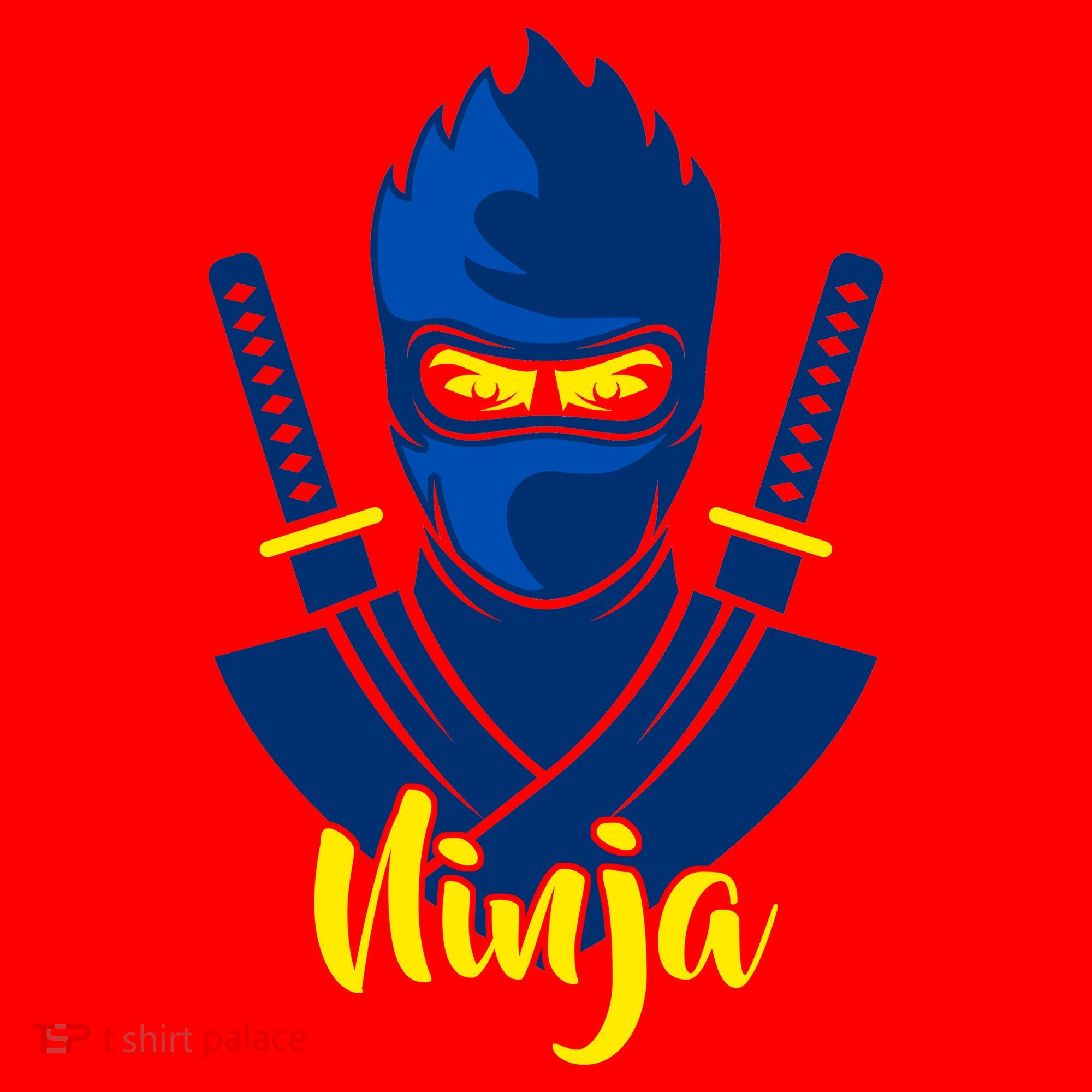 Cool Blue Ninja Santa Hat
