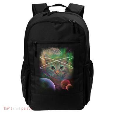 Cool Cat Nebula Space Universe  Backpack