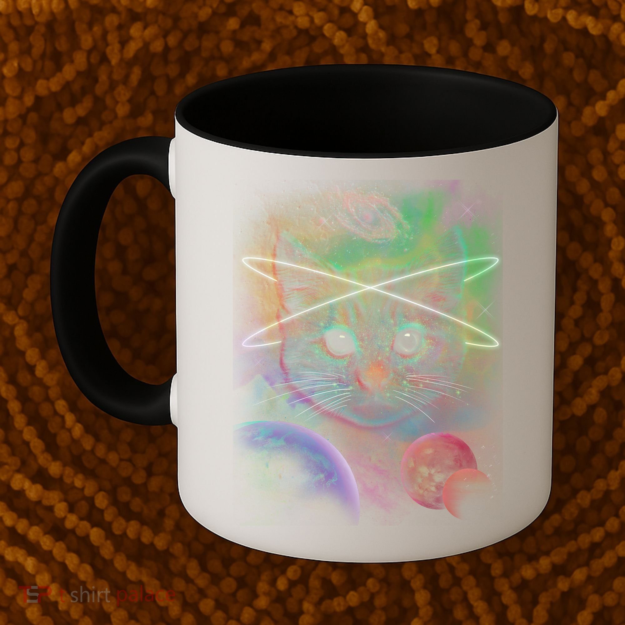 Cool Cat Nebula Space Universe  Coffee Mug