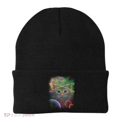 Cool Cat Nebula Space Universe Beanie