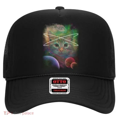 Cool Cat Nebula Space Universe  Hat