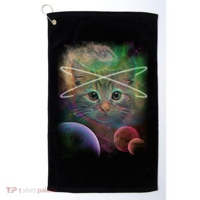 Cool Cat Nebula Space Universe  Golf Towel