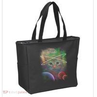 Cool Cat Nebula Space Universe  Tote Bag thumb 2