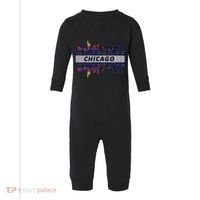 Cool Chicago Skyline Infant Fleece One Piece thumb 0