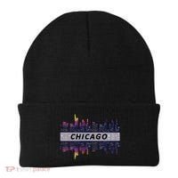 Cool Chicago Skyline Beanie thumb 0