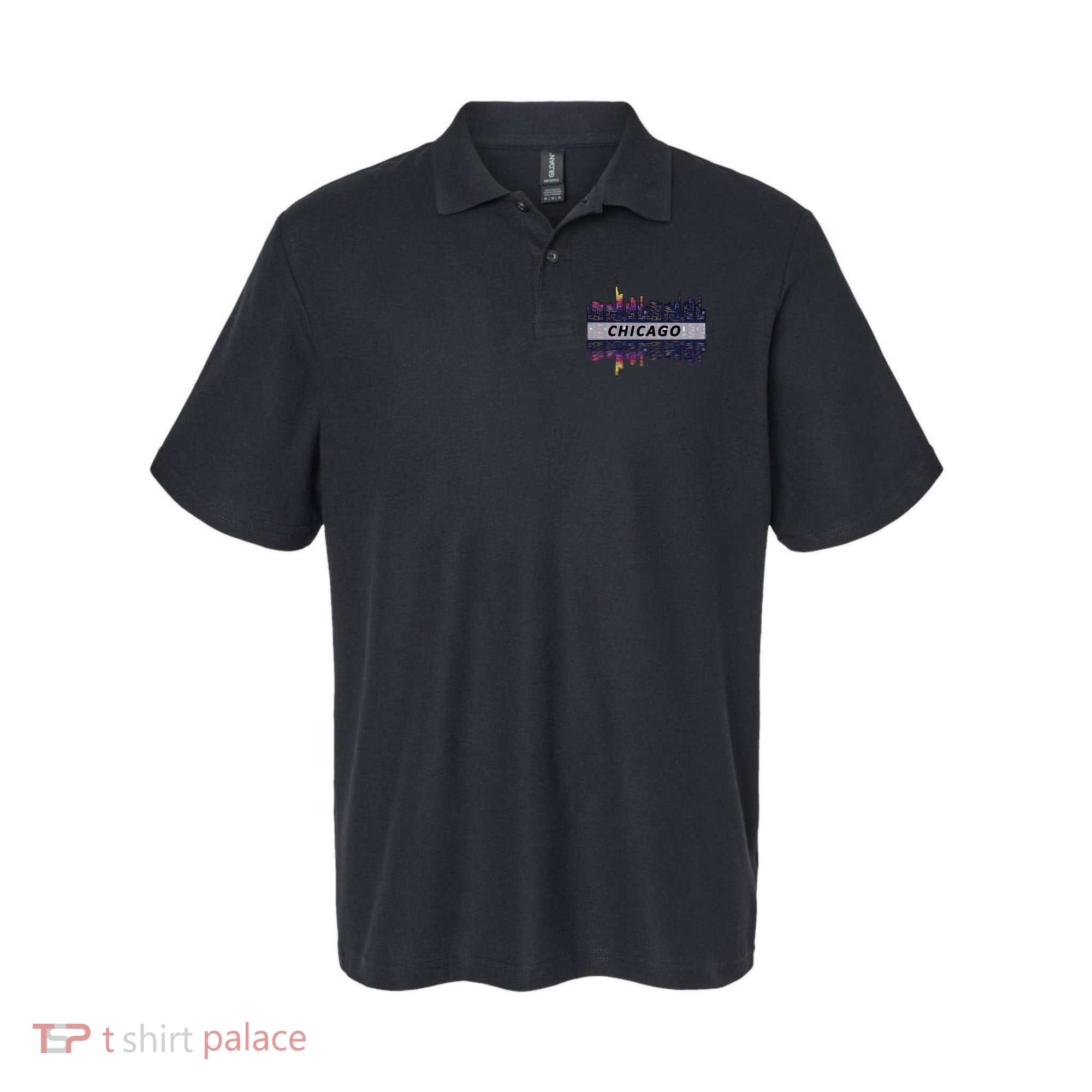 Cool Chicago Skyline Polo