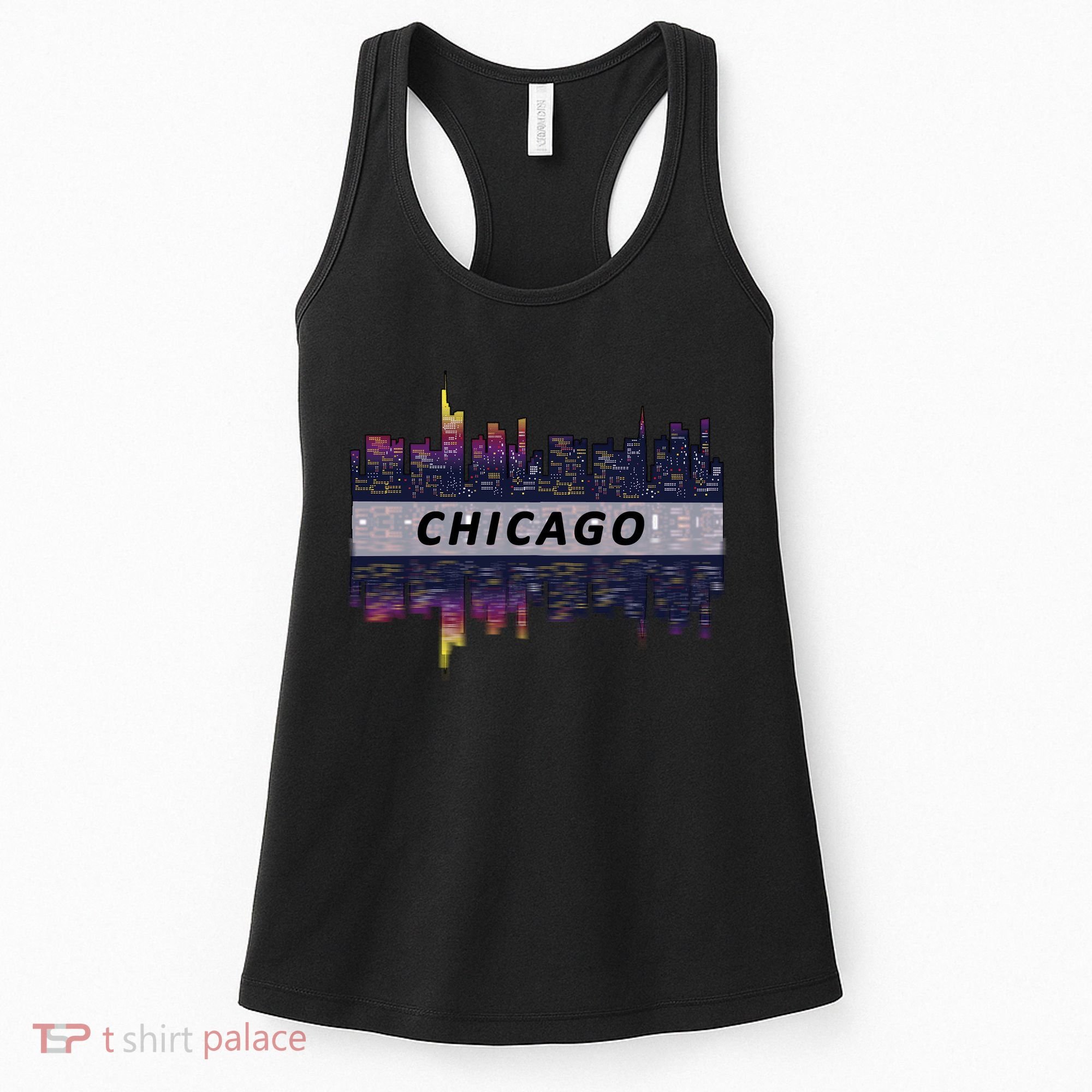 Cool Chicago Skyline Women's Tank Top
