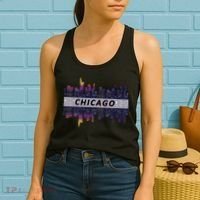 Cool Chicago Skyline Women's Tank Top thumb 2