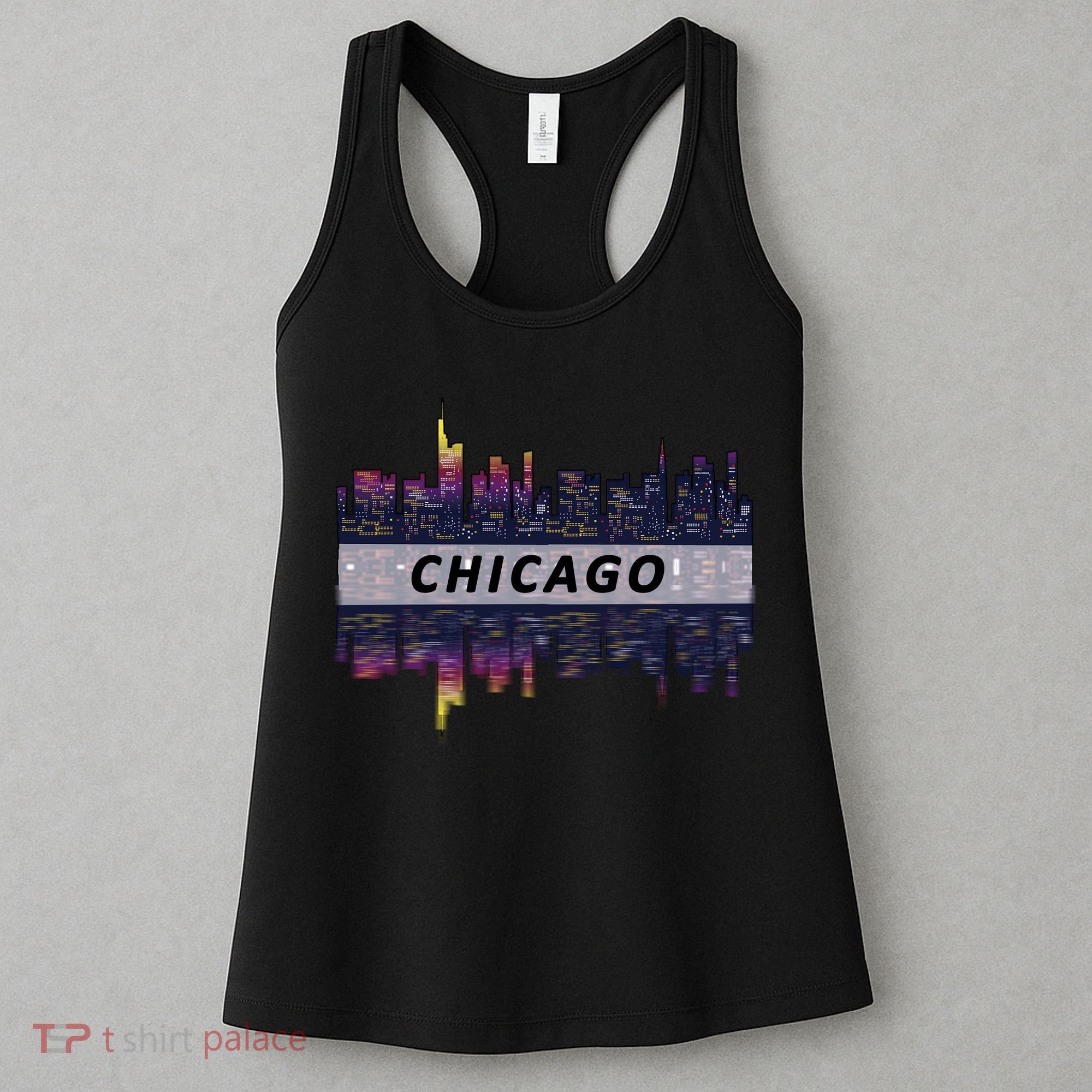 Cool Chicago Skyline Women's Tank Top