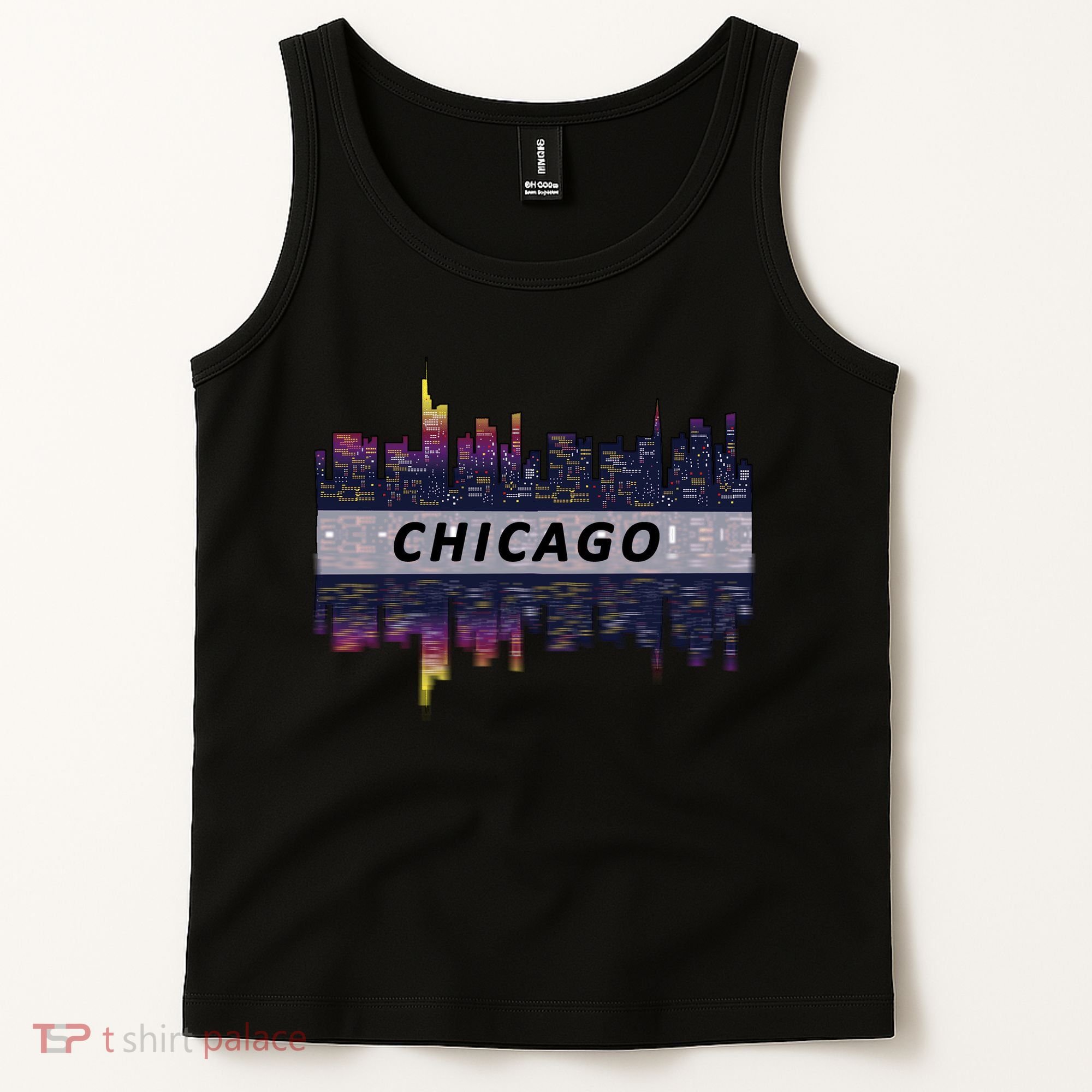 Cool Chicago Skyline Tank Top