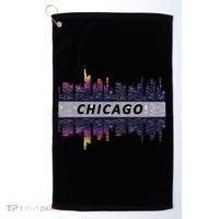 Cool Chicago Skyline Golf Towel thumb 0