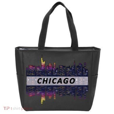 Cool Chicago Skyline Tote Bag