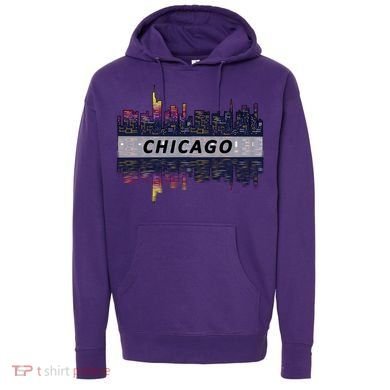 Cool Chicago Skyline Hoodie