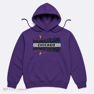 Cool Chicago Skyline Hoodie