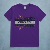 Cool Chicago Skyline T-Shirt thumb 5