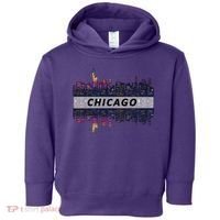 Cool Chicago Skyline Toddler Hoodie thumb 0