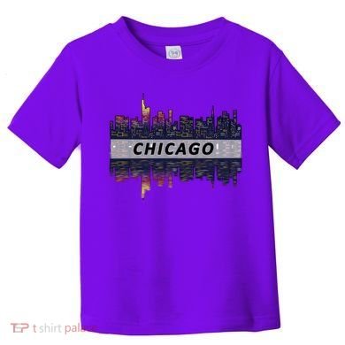 Cool Chicago Skyline Toddler T-Shirt