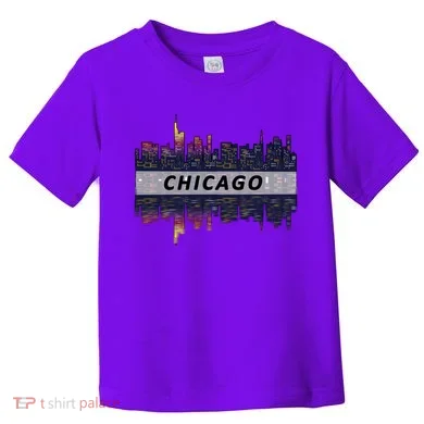 Cool Chicago Skyline Toddler T-Shirt