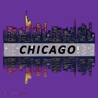 Cool Chicago Skyline Women's Long Sleeve Shirt thumb 2
