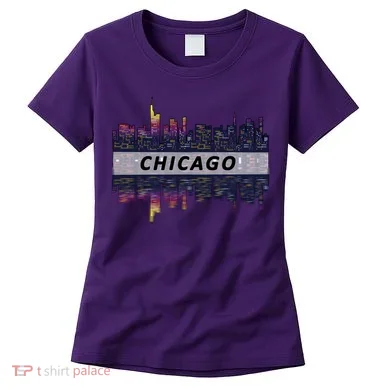 Cool Chicago Skyline Women's T-Shirt