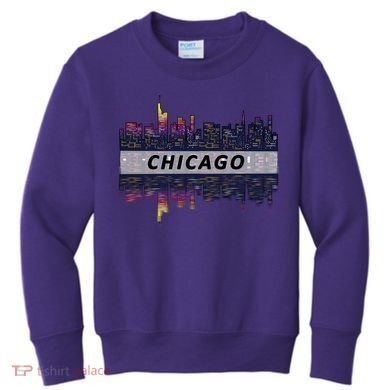 Cool Chicago Skyline Kids Sweatshirt