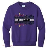 Cool Chicago Skyline Kids Sweatshirt thumb 0