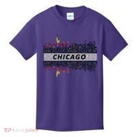 Cool Chicago Skyline Kids T-Shirt thumb 0
