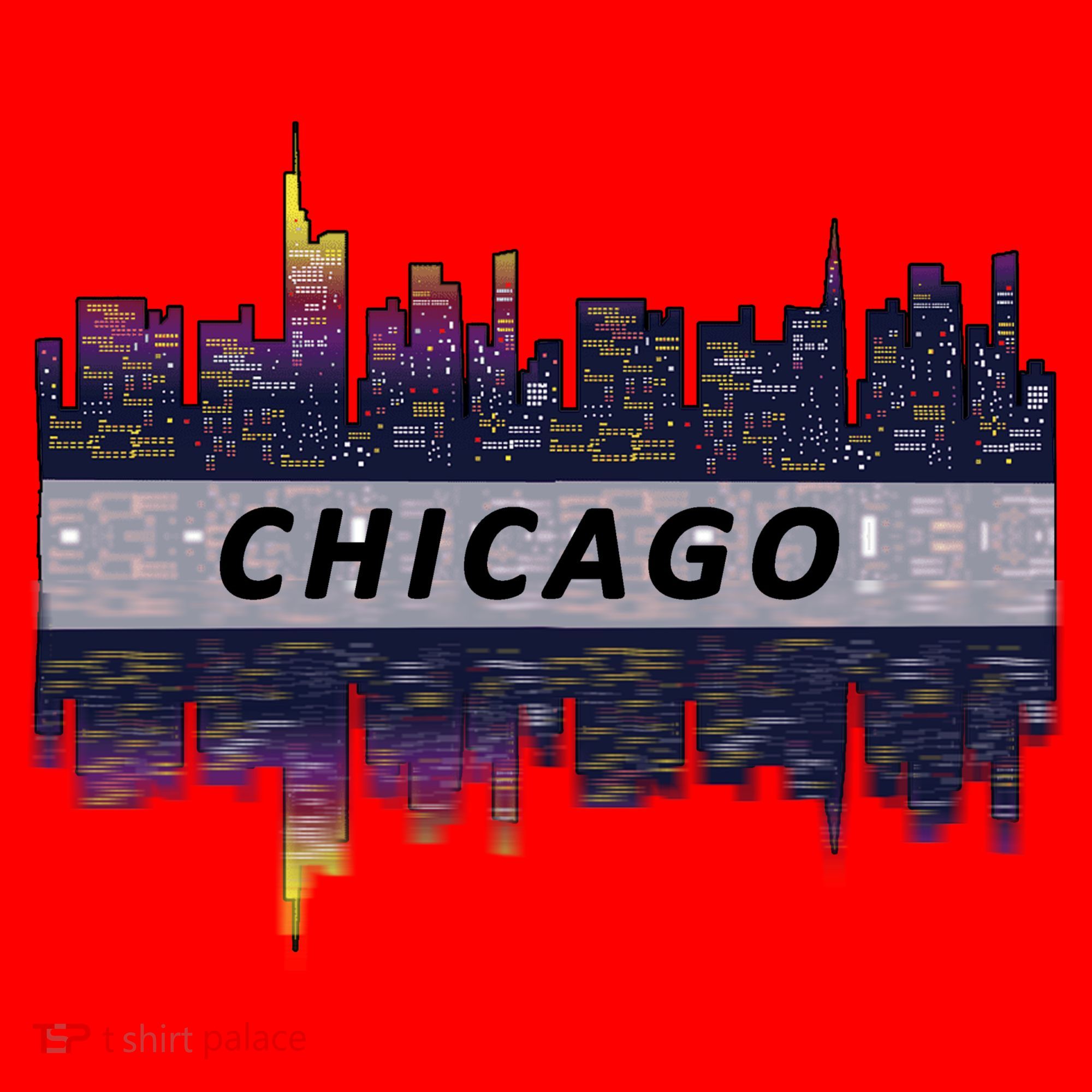 Cool Chicago Skyline Santa Hat