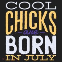 Cool Chicks Are Born In July Hat thumb 2