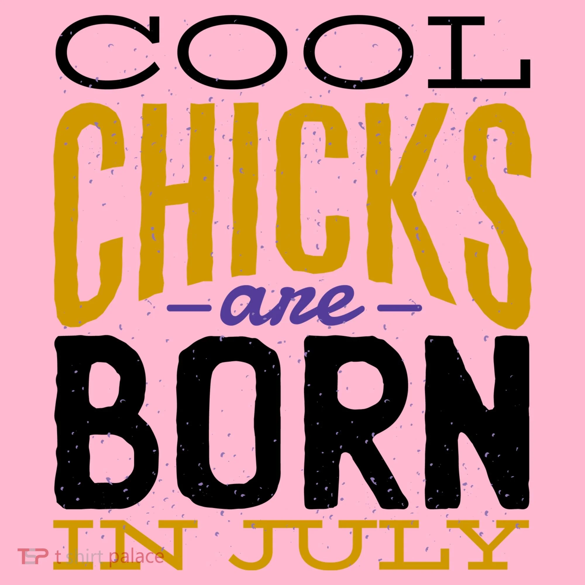 Cool Chicks Are Born In July Doggie Tank