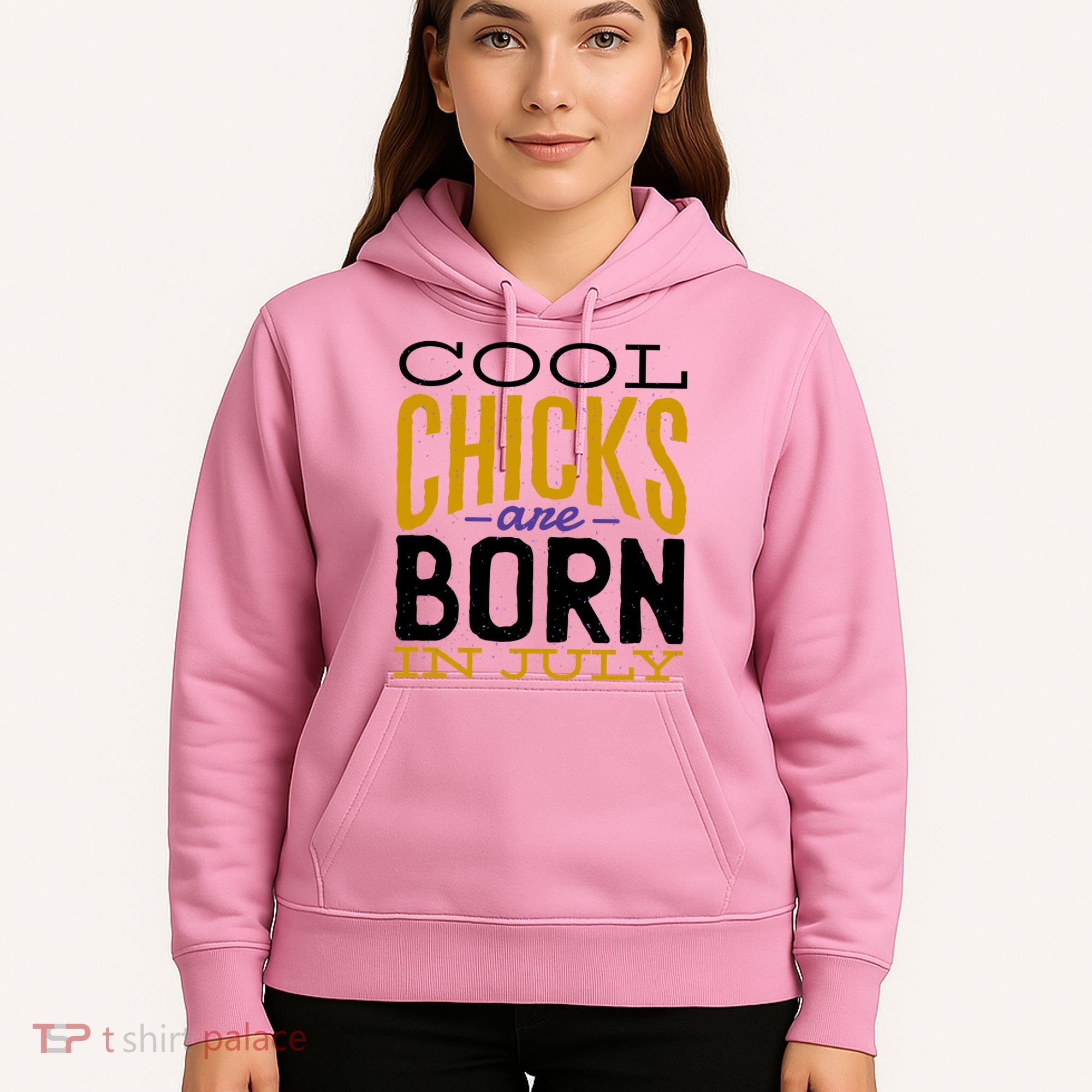 Cool Chicks Are Born In July Hoodie