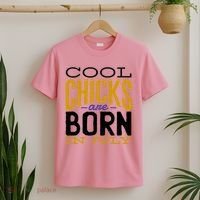 Cool Chicks Are Born In July T-Shirt thumb 2