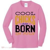 Cool Chicks Are Born In July Kids Long Sleeve Shirt thumb 0