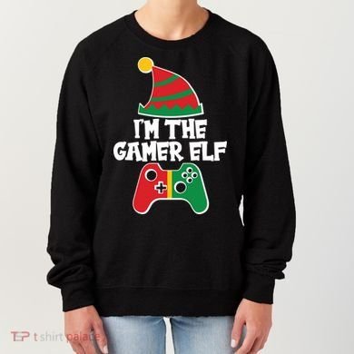 Cool Christmas I'm The Gamer Elf Women's Sweatshirt