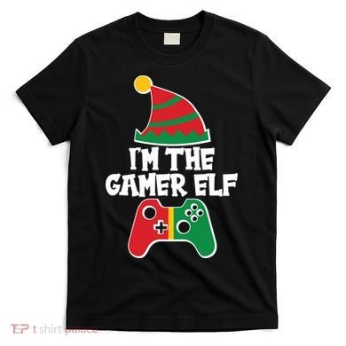 Cool Christmas I'm The Gamer Elf T-Shirt
