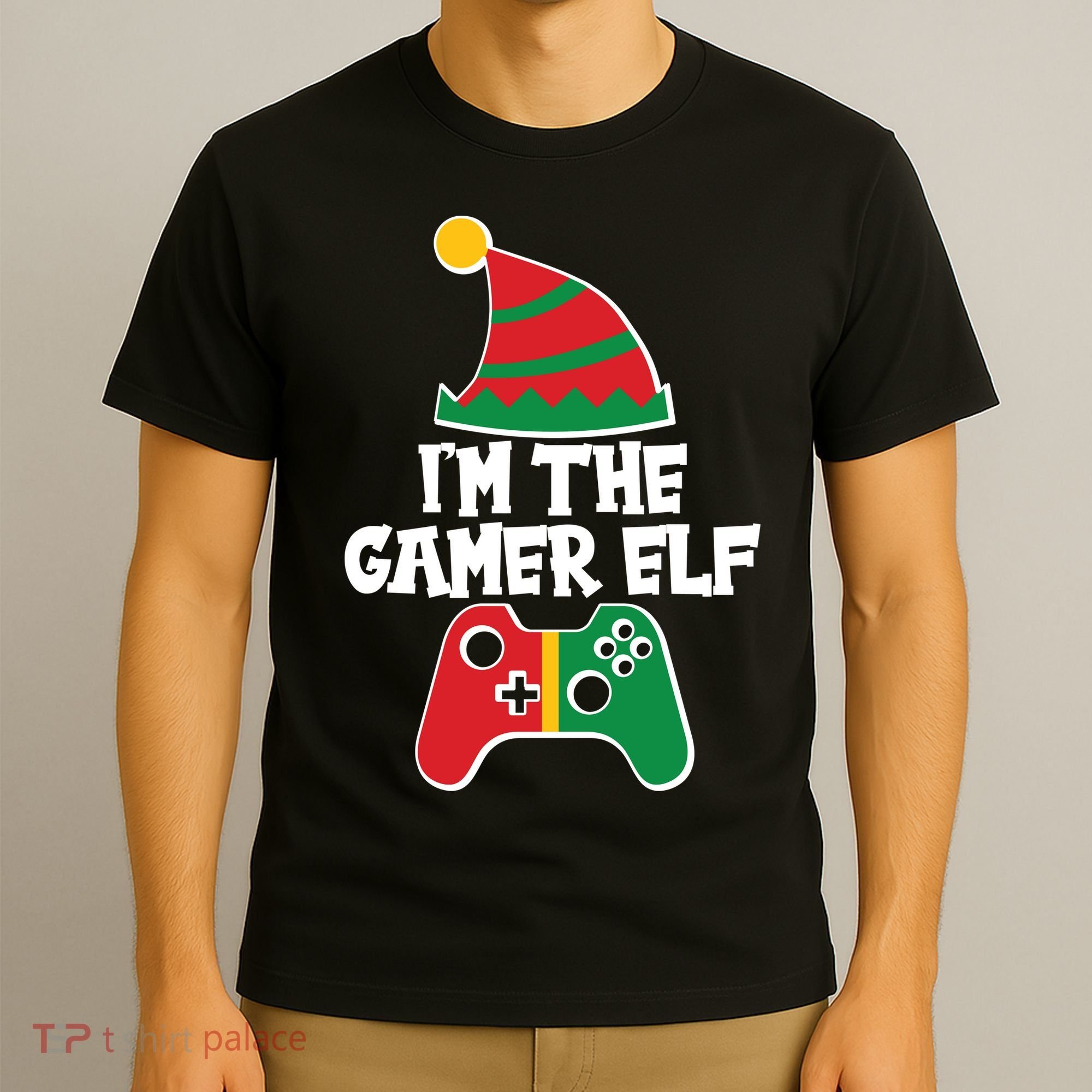 Cool Christmas I'm The Gamer Elf T-Shirt