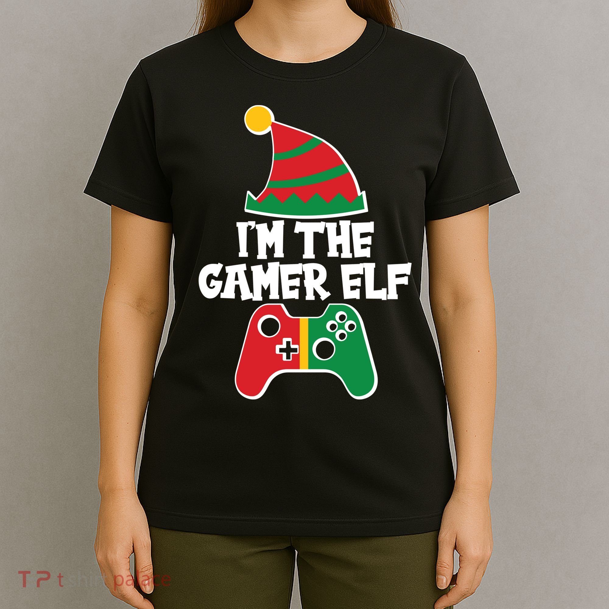 Cool Christmas I'm The Gamer Elf T-Shirt