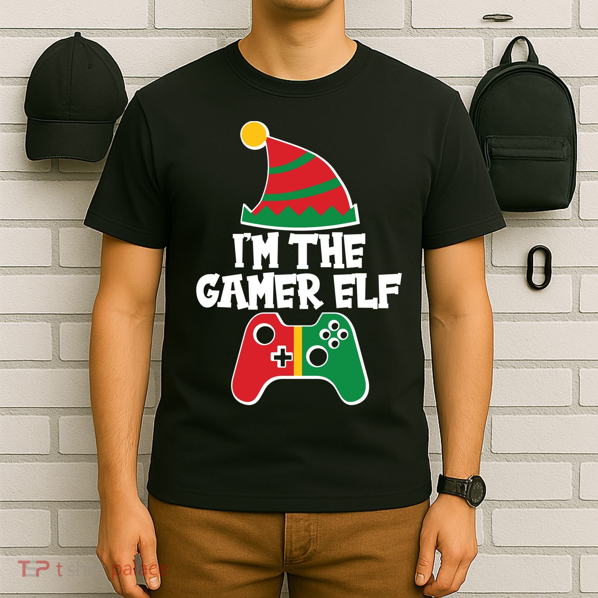 Cool Christmas I'm The Gamer Elf T-Shirt